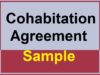 Cohabitation Agreement Sample