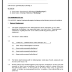 Nanny Contract Template